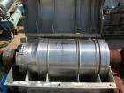 USED: Sharples P-3000 Super-D-Canter centrifuge, 316 stainless steel. 10 deg contour bowl, grooved beach, hogged out cake ports. 4-1/4