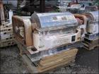 USED: Sharples P-300-D-ME Super-D-Canter centrifuge. Max bowl speed4000 rpm, stainless steel construction on product contact areas,360 degree solid discharge ports with replaceable sintered tungstenc...