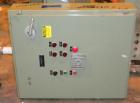 Used Sharples P-3400 Super-D-Canter Centrifuge, 316 Stainless Steel Construction (Product Contact Areas). Maximum bowl speed 4000 RPM, hogged-out cake discharge ports with replaceable wear liners and...