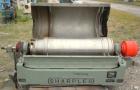 Used Sharples P-3400 Super-D-Canter Centrifuge, 316 Stainless Steel Construction (Product Contact Areas). Maximum bowl speed 4000 RPM, hogged-out cake discharge ports with replaceable wear liners and...