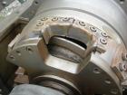 Used Sharples P-3400 Super-D-Canter Centrifuge, 316 Stainless Steel Construction (Product Contact Areas). Maximum bowl speed 4000 RPM, hogged-out cake discharge ports with replaceable wear liners and...