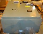 Used Sharples P-3400 Super-D-Canter Centrifuge, 316 Stainless Steel Construction (Product Contact Areas). Maximum bowl speed 4000 RPM, hogged-out cake discharge ports with replaceable wear liners and...