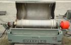 Used Sharples P-3400 Super-D-Canter Centrifuge, 316 stainless steel construction (product contact areas). Maximum bowl speed 4000 rpm, hogged-out cake discharge ports with replaceable wear liners and...