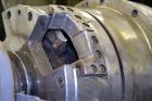 Used Sharples P-3400 Super-D-Canter Centrifuge. 316 Stainless steel construction (product contact areas), maximum bowl speed 3250 rpm, hogged out cake discharge ports with wear liners, 4.25