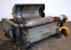 Used Sharples P-3400 Super-D-Canter Centrifuge. 316 Stainless steel construction on product contact areas. Maximum bowl speed 4000 rpm, 3