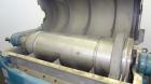 Used Sharples P-3400 Super-D-Canter Centrifuge. 316 Stainless steel construction (product contact areas), maximum bowl speed 4000 rpm, hogged out cake discharge ports with wear liners, 4.25