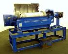 Used Sharples P-3400 Super-D-Canter Centrifuge. 316 Stainless steel construction (product contact areas), maximum bowl speed 4000 rpm, 360 degree cake discharge ports with wear liners, 4.25