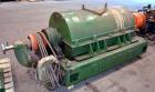 Used Sharples P-4600 Super-D-Canter Centrifuge. 317 Stainless steel construction (Product contact areas). 3000 RPM, 5” single lead conveyor with sintered tungsten carbide wear protection, hogged out ...