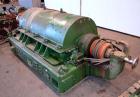 Used Sharples P-4600 Super-D-Canter Centrifuge. 317 Stainless steel construction (Product contact areas). 3000 RPM, 5” single lead conveyor with sintered tungsten carbide wear protection, hogged out ...