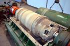 Used Sharples P-4600 Super-D-Canter Centrifuge. 317 Stainless steel construction (Product contact areas). 3000 RPM, 5” single lead conveyor with sintered tungsten carbide wear protection, hogged out ...