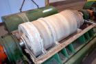 Used Sharples P-4600 Super-D-Canter Centrifuge. 317 Stainless steel construction (Product contact areas). 3000 RPM, 5” single lead conveyor with sintered tungsten carbide wear protection, hogged out ...