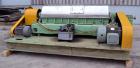 Used Sharples P-4800 Super-D-Canter Centrifuge. 316 Stainless steel construction (product contact areas), maximum bowl speed 3350 rpm, discharge ports with wear liners, 7