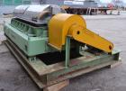 Used Sharples P-4800 Super-D-Canter Centrifuge. 316 Stainless steel construction (product contact areas), maximum bowl speed 3350 rpm, discharge ports with wear liners, 7