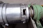 Used Sharples P-4800 Super-D-Canter Centrifuge. 316 Stainless steel construction (product contact areas), maximum bowl speed 3350 rpm, discharge ports with wear liners, 7