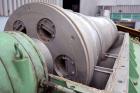 Used Sharples P-4800 Super-D-Canter Centrifuge. 316 Stainless steel construction (product contact areas), maximum bowl speed 3350 rpm, discharge ports with wear liners, 7