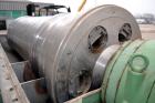 Used Sharples P-4800 Super-D-Canter Centrifuge. 316 Stainless steel construction (product contact areas), maximum bowl speed 3350 rpm, discharge ports with wear liners, 7
