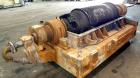 Used Sharples P-5000 Super-D-Canter Centrifuge. 316 Stainless steel product contact areas. Maximum bowl speed 3000 rpm. 5