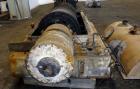 Used Sharples P-5000 Super-D-Canter Centrifuge. 316 Stainless steel product contact areas. Maximum bowl speed 3000 rpm. 5