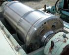 USED: Sharples P-5000 Super-D-Canter centrifuge, 316 stainless steel. Max bowl speed 3000 rpm, small bolt pattern bowl, 5
