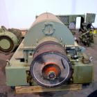 Used Sharples P-5400 Super-D-Canter Centrifuge. 316/317 Stainless steel construction (product contact areas). Maximum bowl speed 3000 rpm, 5” single lead conveyor with sintered tungsten carbide wear ...