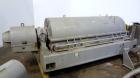 Used Sharples P-5400 Super-D-Canter Centrifuge. 316/317 Stainless steel construction (product contact areas). Maximum bowl speed 3000 rpm, 5” single lead conveyor with sintered tungsten carbide wear ...