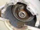 USED: Sharples P-5400 Super-D-Canter Centrifuge. 316/317 stainless steel construction. Max bowl speed 2700 rpm, small bolt pattern bowl assembly. 5