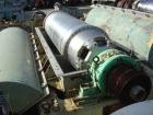 USED: Sharples P-5400 Super-D-Canter Centrifuge. 316/317 stainless steel construction. Max bowl speed 2700 rpm, small bolt pattern bowl assembly. 5
