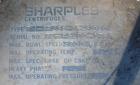 USED: Sharples P-5400 Super-D-Canter centrifuge. 316 stainless steel construction on product contact areas, max bowl speed 2700 rpm, single lead conveyor with sintered tungsten carbide wear protectio...