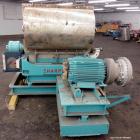 Used Sharples P-3000 Super-D-Canter Centrifuge. 316 Stainless steel construction (product contact areas), maximum bowl speed 3150 rpm, hogged- out cake discharge ports with replaceable wear liners, c...