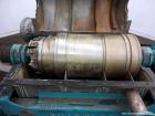 Used Sharples P-3000 Super-D-Canter Centrifuge. 316 Stainless steel construction (product contact areas), maximum bowl speed 3150 rpm, hogged- out cake discharge ports with replaceable wear liners, c...