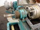 Used Sharples P-3000 Super-D-Canter Centrifuge. 316 Stainless steel construction (product contact areas), maximum bowl speed 3150 rpm, hogged- out cake discharge ports with replaceable wear liners, c...