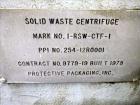 Unused - Sharples P-3000 Super-D-Canter Centrifuge