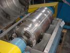USED: Sharples decanter centrifuge, model P3000, J73-P3000CF 401,type JPSU666-4, 4000 rpm, 22 kw motor, 2.2 kw backdrive, hard facedscroll. Last used in water treatment application.