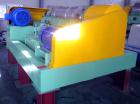 Used Sharples P-4600 Super-D-Canter Centrifuge, 316 stainless steel construction. Single lead conveyor with hardfacing, hogged-out cake port with replaceable wear liner, gearbox, base, casing.