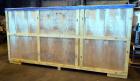 Used Sharples P-4600 Super-D-Canter Centrifuge, 316 stainless steel construction. Single lead conveyor with hardfacing, hogged-out cake port with replaceable wear liner, gearbox, base, casing.