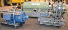 Used Sharples P-5000 Super-D-Canter Centrifuge. 2205 Stainless steel construction (product contact areas), maximum bowl speed 3000 rpm, 360 degree solids discharge ports with sintered tungsten carbid...