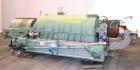 Used Sharples P-5000 Super-D-Canter Centrifuge. 2205 Stainless steel construction (product contact areas), maximum bowl speed 3000 rpm, 360 degree solids discharge ports with sintered tungsten carbid...