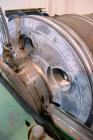 Used Sharples P-5000 Super-D-Canter Centrifuge. 2205 Stainless steel construction (product contact areas), maximum bowl speed 3000 rpm, 360 degree solids discharge ports with sintered tungsten carbid...