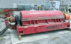 Used Sharples P-5400 Super-D-Canter Centrifuge, 316/317 stainless steel construction on product contact areas, maximum bowl speed 3000 rpm, 8.5