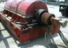 Used Sharples P-5400 Super-D-Canter Centrifuge, 316/317 stainless steel construction on product contact areas, maximum bowl speed 3000 rpm, 8.5
