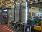 USED: Sharples P-6000 vertical pressuretite Super-D-Canter centrifuge, 316/317 stainless steel construction. Max bowl speed 3000 rpm, vaportite at 15 psig or 1 bar, 300 deg F or 149 deg C, 316/317 st...