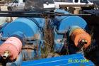 USED: Sharples PC-81000 Super-D-Canter centrifuge, stainless steelconstruction. Max bowl speed 2300 rpm, single lead conveyor, liquidplate dams, 98:1 gearbox, base, casing, feed tube.