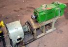 Used Sharples PM-30000 Super-D-Canter Centrifuge. 316 Stainless steel construction (product contact areas), maximum bowl speed 4000 rpm, 4-1/4” single lead conveyor with sintered tungsten carbide wea...