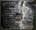 Used Sharples PM-30000 Super-D-Canter Centrifuge. 316 Stainless steel construction (product contact areas), maximum bowl speed 4000 rpm, 4-1/4” single lead conveyor with sintered tungsten carbide wea...