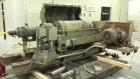 Used Sharples PM-35000/SDC Super-D-Canter Centrifuge, 316 Stainless Steel Construction (Product Contact Areas). Max bowl speed 3150 RPM, base, casing w/fiberglass top cover, gearbox. 7 1/2 HP backdri...