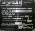 Used Sharples PM-35000 Super-D-Canter Centrifuge, Type PR392-485448, 316 Stainless Steel Construction (Product Contact Areas). Max bowl speed 3250 RPM, base, casing w/fiberglass top cover, gearbox. 7...