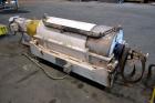Used Sharples PM-35000 Super-D-Canter Centrifuge. 316 Stainless steel construction (Product contact areas),3250 RPM, 5.5” single lead conveyor with sintered tungsten carbide wear protection, 360 degr...
