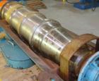 Used Sharples PM-38000 Super-D-Canter Centrifuge, 316 Stainless Steel Construction On Product Contact Areas. Maximum bowl speed 4000 RPM, 110 MM single lead conveyor with STC tiles, single row lined ...