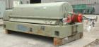 Used Sharples PM-55000 Super-D-Canter Centrifuge, 317 Stainless Steel Construction (Product Contact Areas). Maximum bowl speed 2850 RPM, 8 1/2