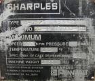 Used Stainless Steel Sharples Super-D-Canter Centrifuge